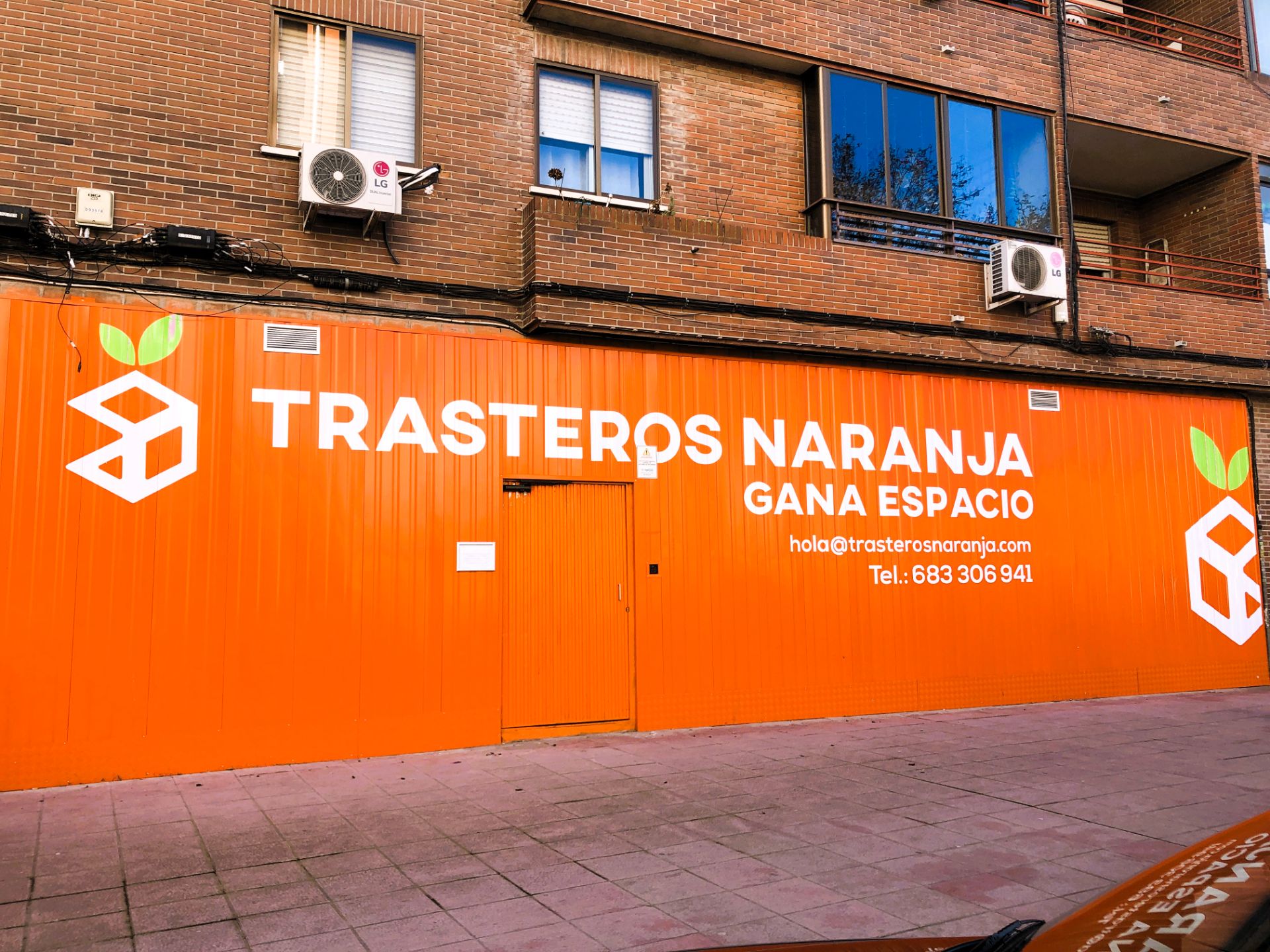 Vista exterior de Trastero de alquiler en Móstoles con Alarma