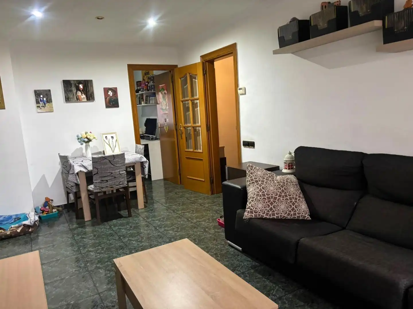 Wohnzimmer von Wohnung zum Verkauf in Terrassa mit Klimaanlage und Heizung