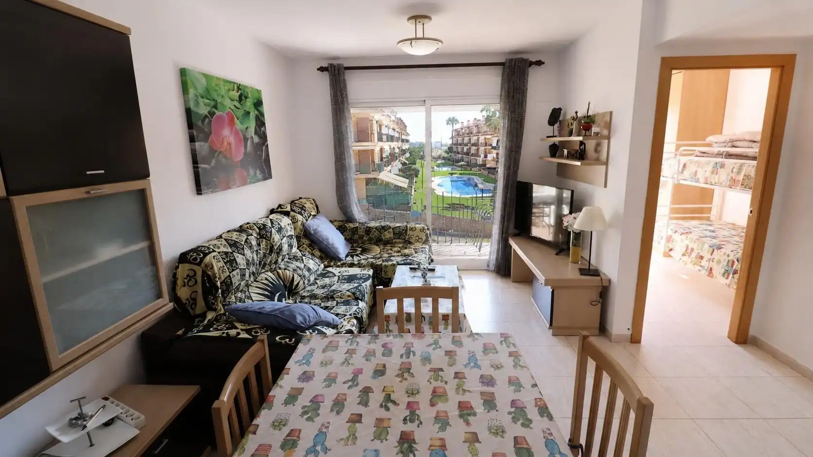 Living room of Flat for sale in Alcanar  with Community pool