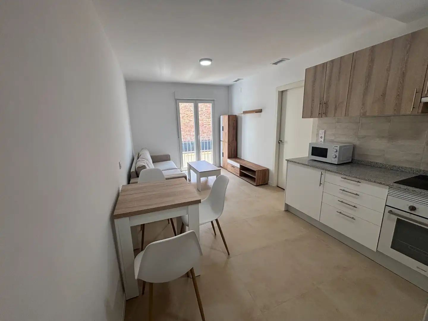 Sala de estar de Dúplex de alquiler en Lleida con Aire acondicionado, Calefacción y Parquet