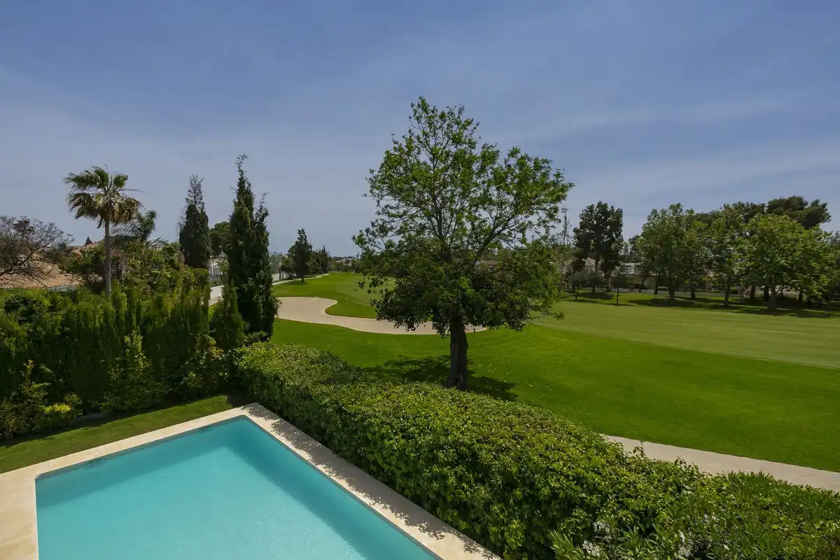 Jardín de Casa o chalet en venta en Marbella con Jardín privado, Terraza y Piscina