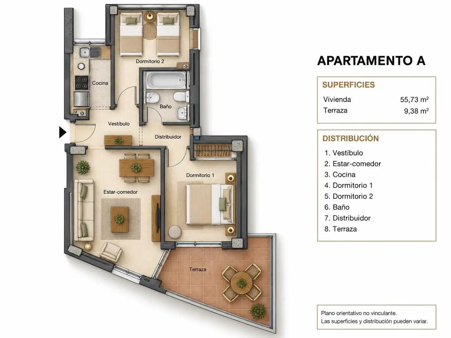 Apartamento con terraza en venta en Calle C. Virgen del Mar 1, imagen 34