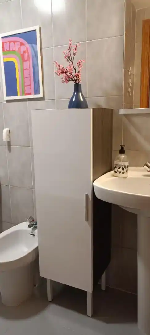 Bathroom of Flat for rent in Pollença  with Air Conditioner, Private garden and Furnished