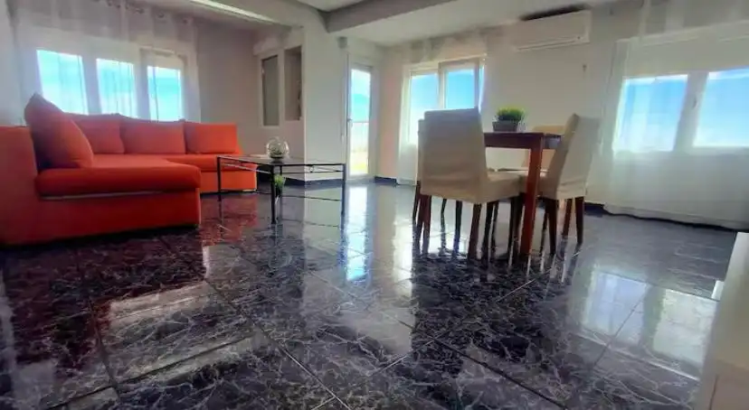 Sala d'estar de Pis de lloguer en Sagunto / Sagunt amb Aire condicionat, Calefacció i Moblat