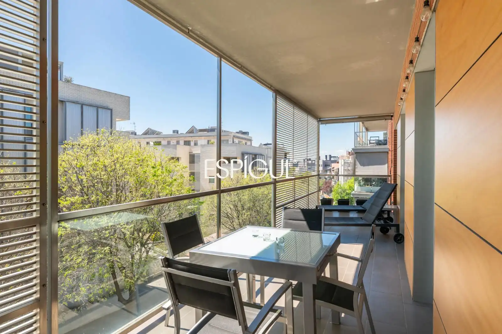 Terrace of Flat for sale in Sant Cugat del Vallès  with Air Conditioner, Heating and Parquet flooring