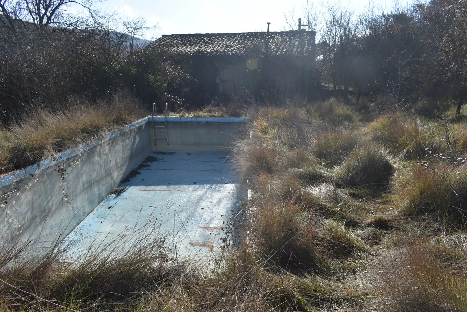 Piscina de Finca rústica en venta en Les Llosses
