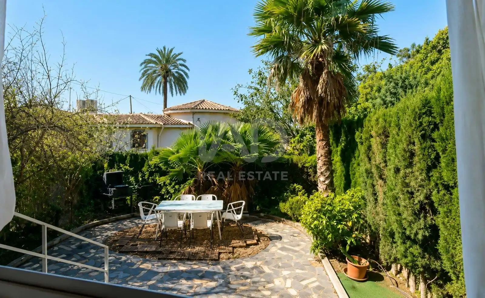 Jardín de Casa adosada en venta en Alicante / Alacant con Terraza