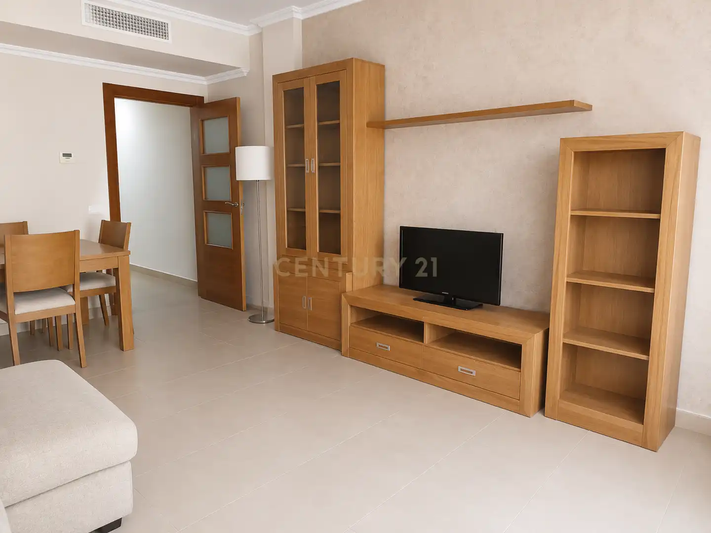 Sala d'estar de Apartament en venda en Calpe / Calp amb Aire condicionat i Balcó
