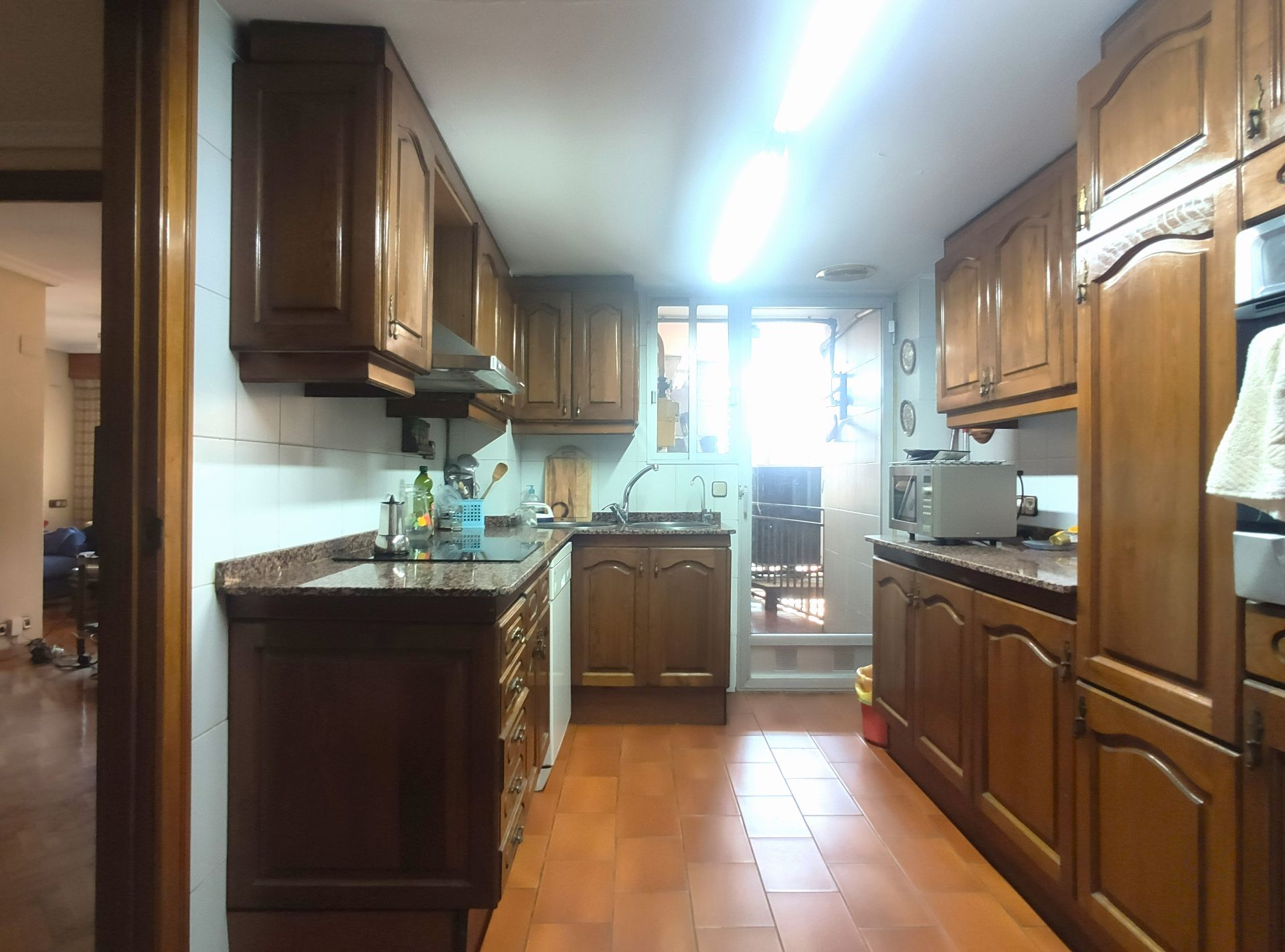 Kitchen of Flat for sale in  Valencia Capital  with Air Conditioner, Parquet flooring and Furnished