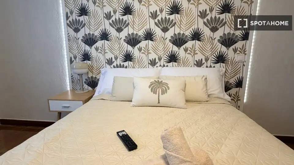 Habitación de Piso para compartir en Las Palmas de Gran Canaria con Aire acondicionado, Terraza y Amueblado