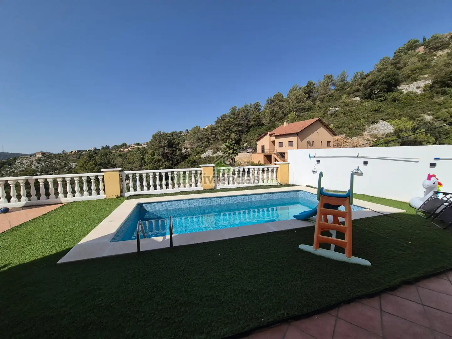 Piscina de Casa o chalet en venta en Olesa de Bonesvalls con Aire acondicionado, Calefacción y Jardín privado