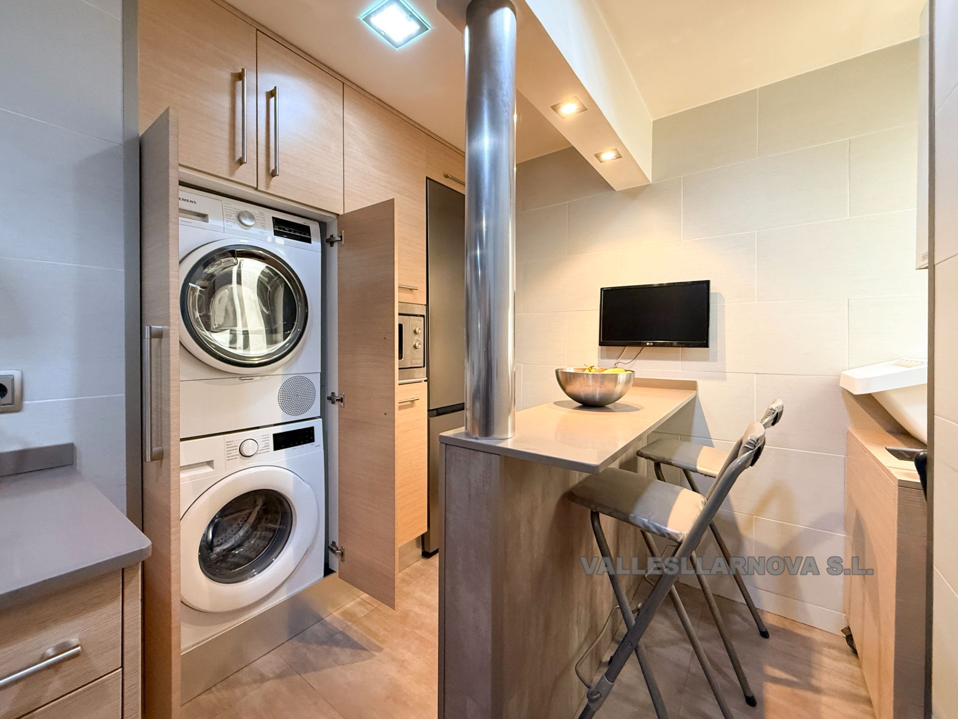 Kitchen of Flat for sale in Mollet del Vallès  with Air Conditioner, Heating and Parquet flooring