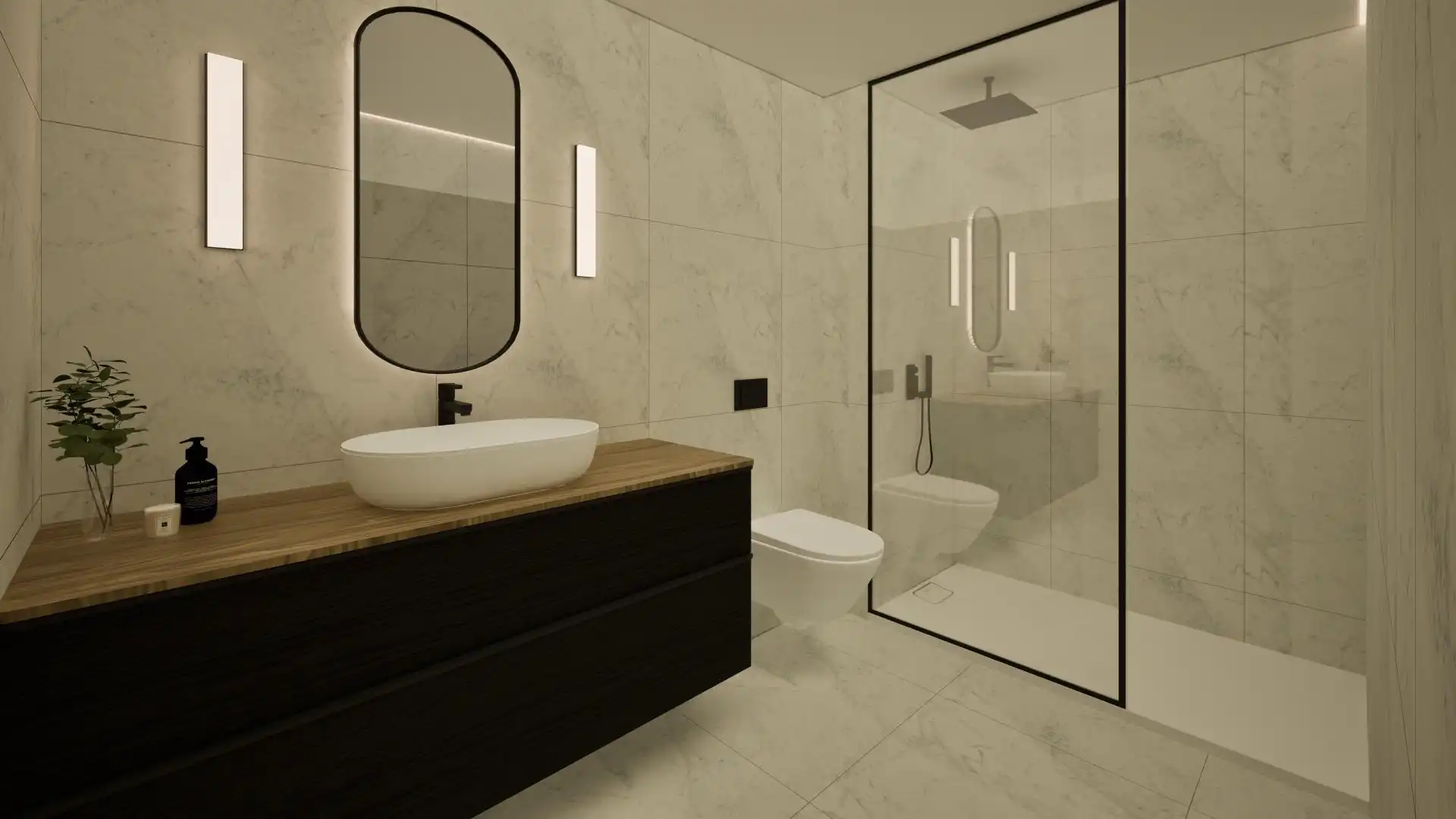 Baño de Ático en venta en Mataró