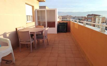 Terrace of Attic for sale in Roquetas de Mar  with Air Conditioner, Terrace and Swimming Pool