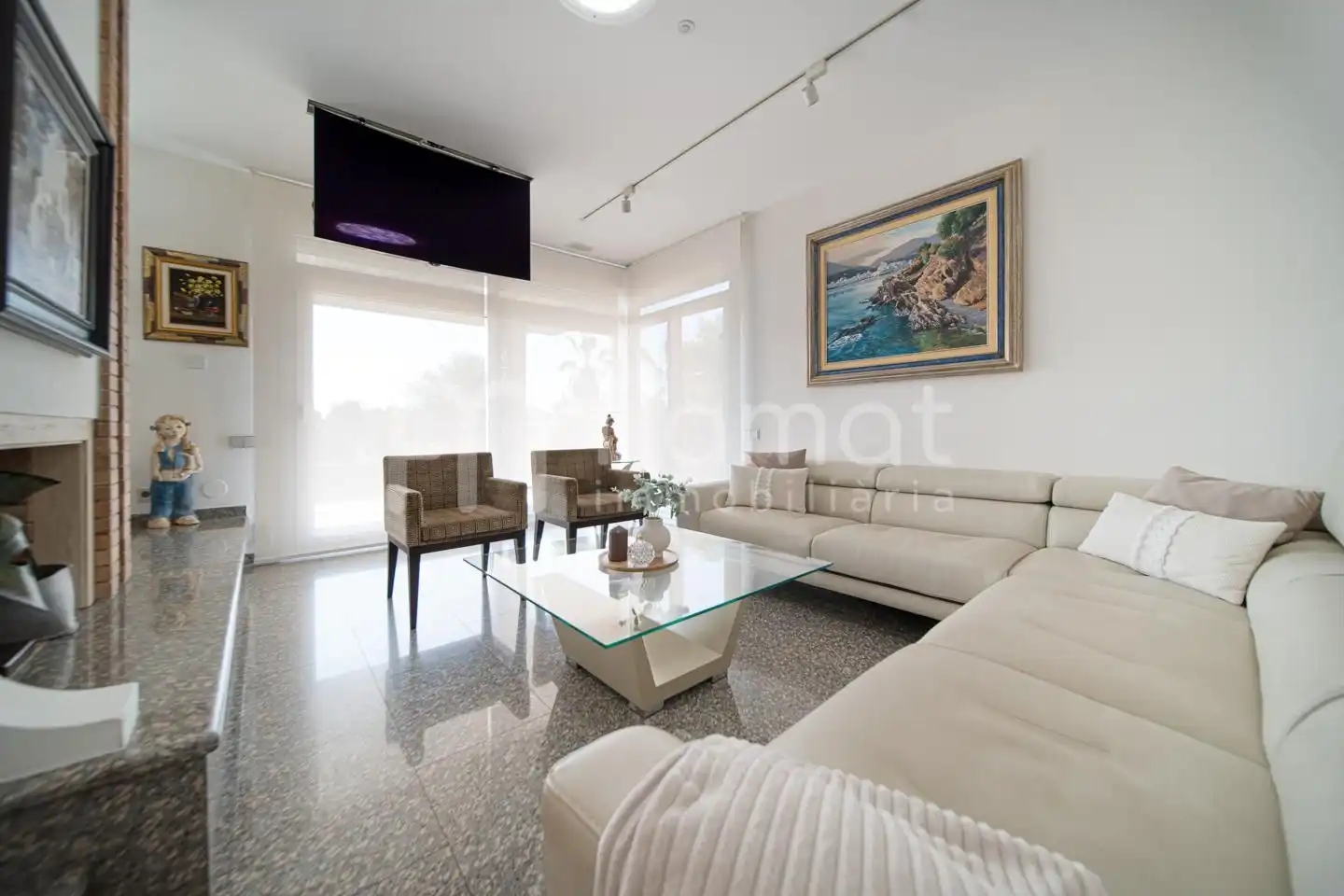 Sala d'estar de Casa o xalet en venda en Sabadell