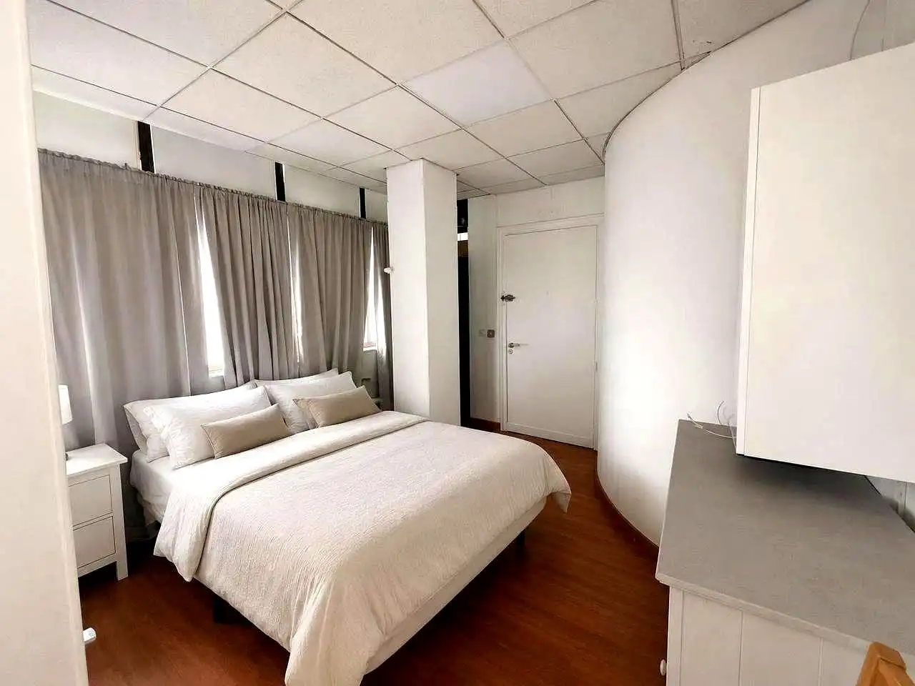 Bedroom of Flat for rent in Madrid  with Air Conditioner, Heating and Terrace