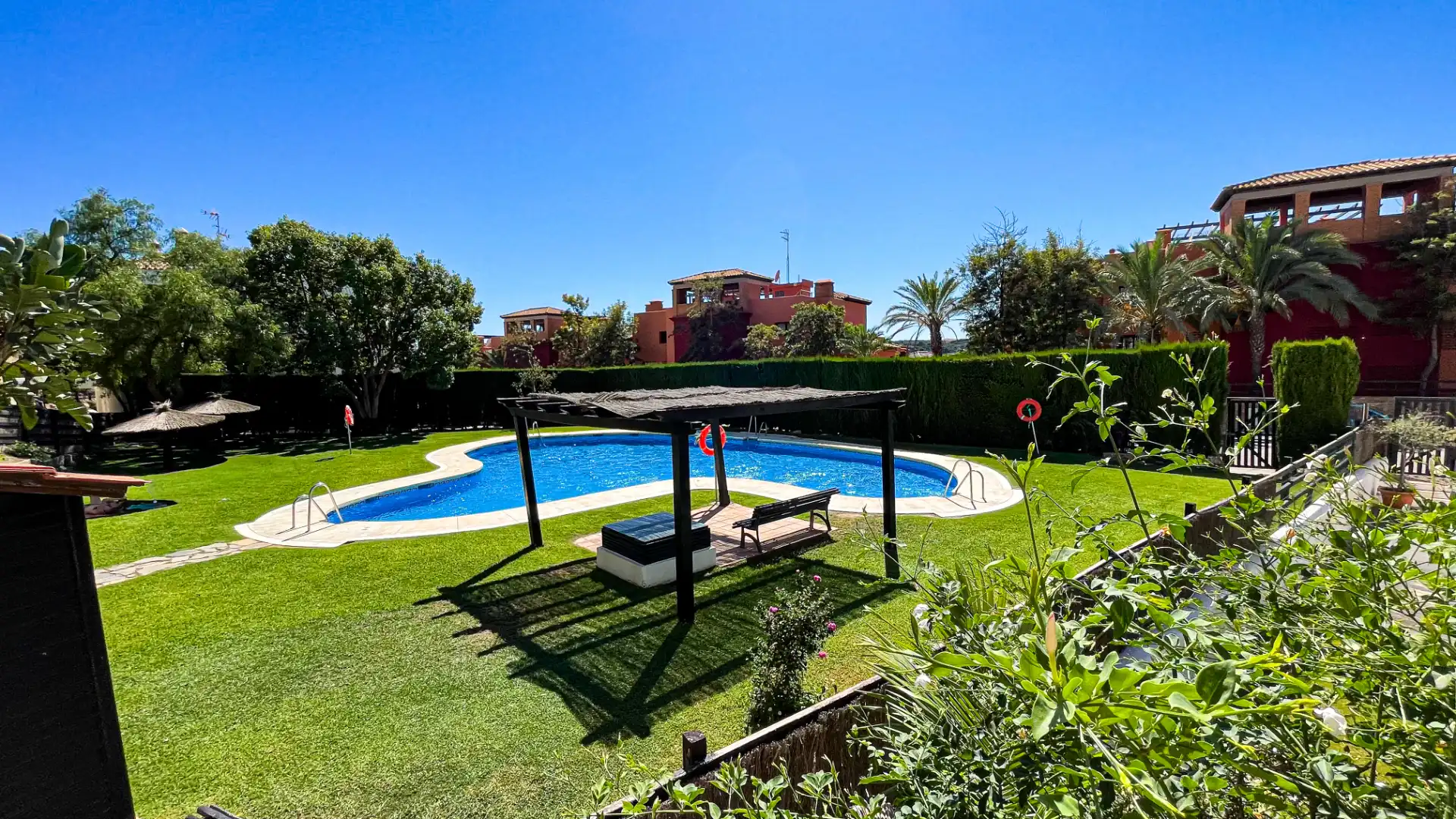 Garden of Flat for sale in Casares  with Air Conditioner, Private garden and Terrace