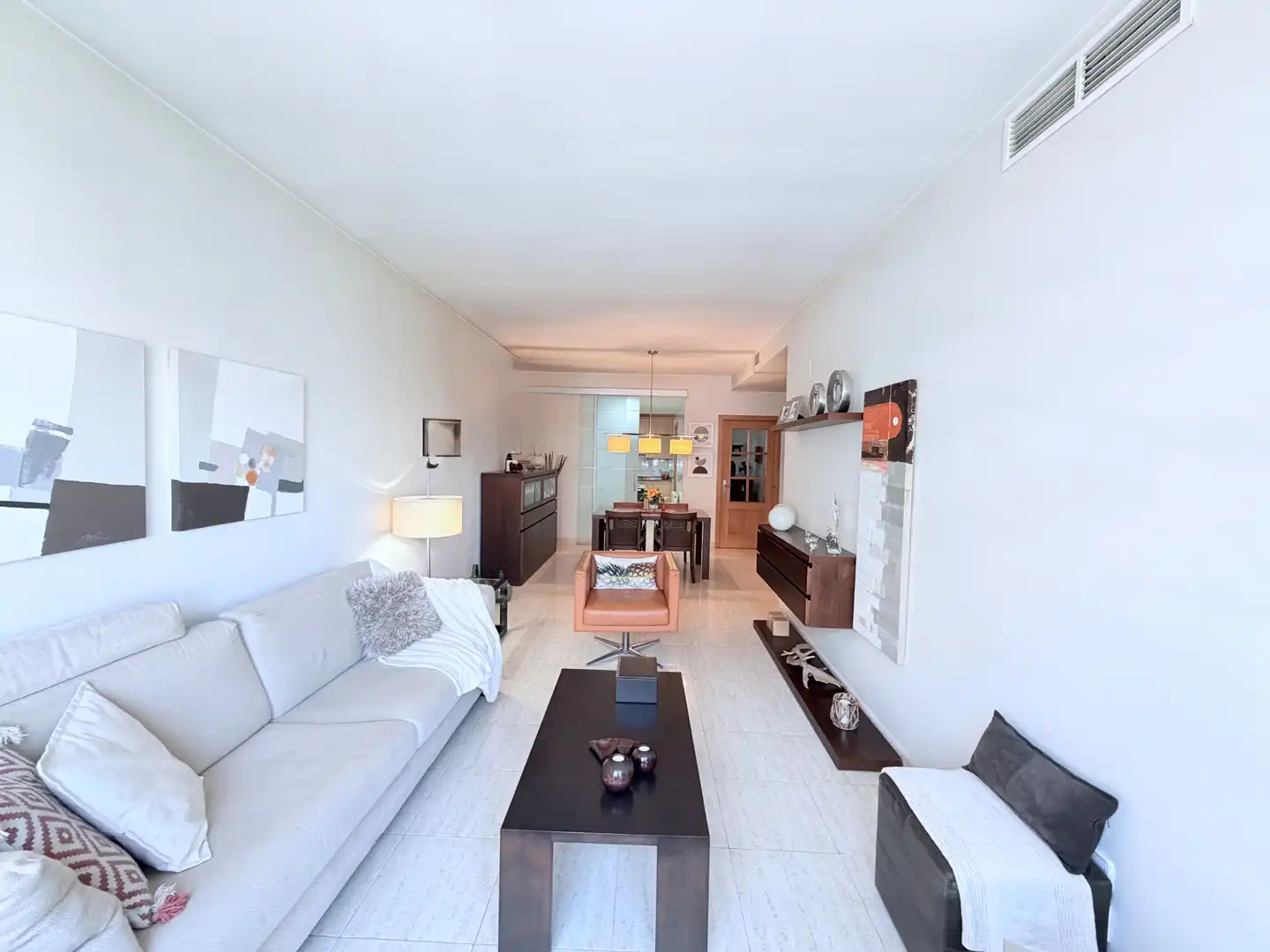 Sala de estar de Ático en venta en Barcelona con Aire acondicionado, Calefacción y Parquet