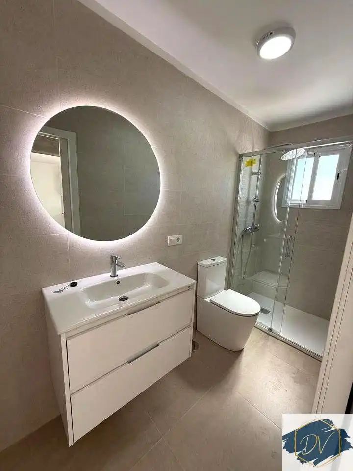 Baño de Ático de alquiler en San Cristóbal de la Laguna con Terraza y Amueblado