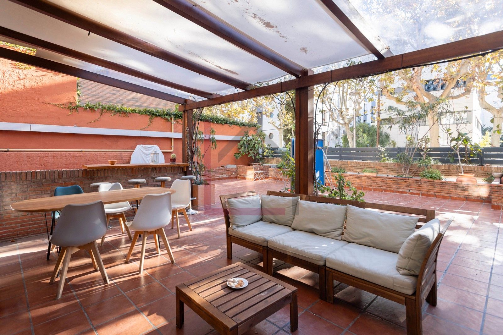 Terrassa de Pis de lloguer en  Barcelona Capital amb Aire condicionat, Calefacció i Parquet