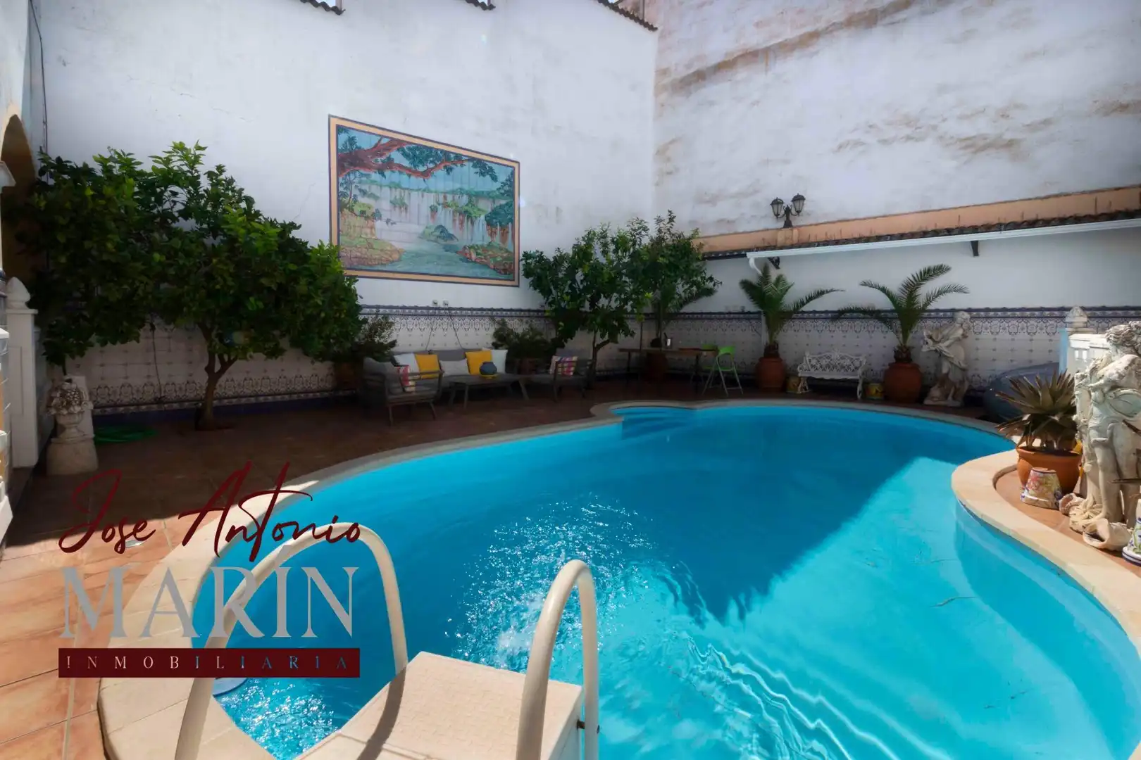 Piscina de Casa o chalet en venta en Salvatierra de los Barros con Aire acondicionado, Terraza y Trastero
