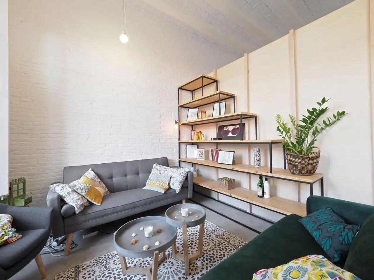 Wohnzimmer von Loft zur Miete in Eixample