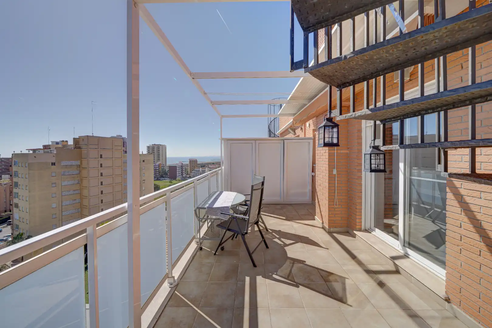 Terrasse von Dachboden zum Verkauf in La Pobla de Farnals mit Klimaanlage, Heizung und Terrasse