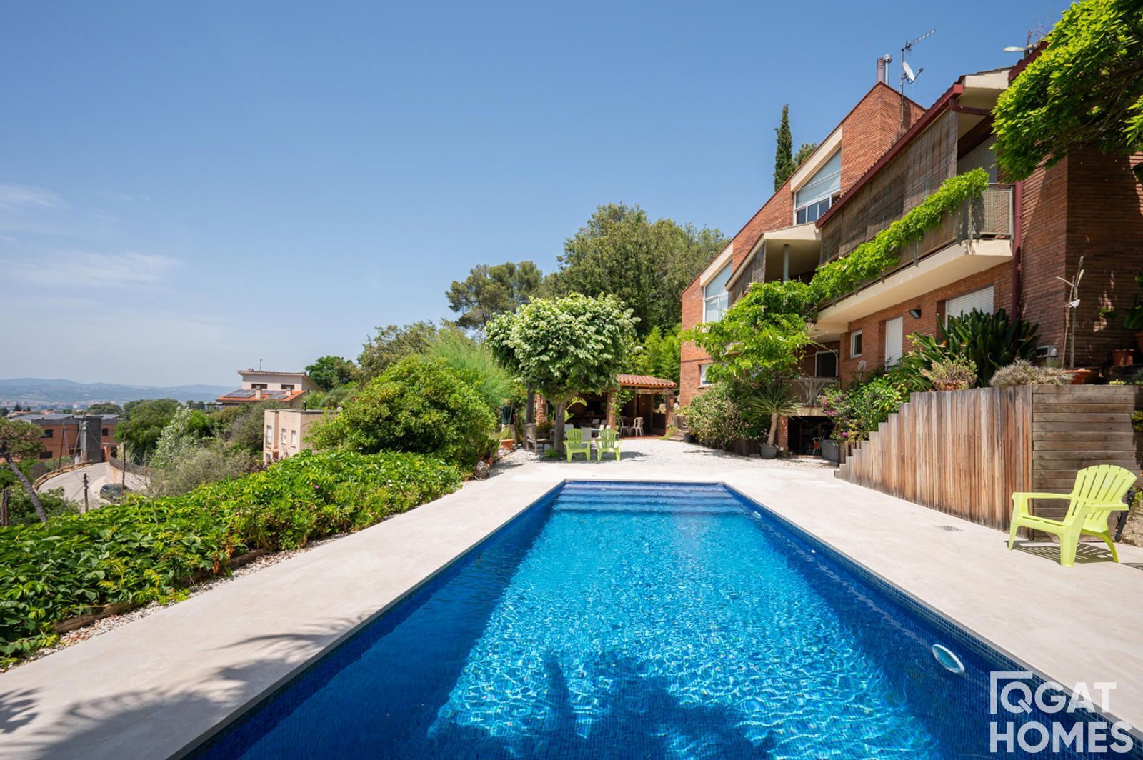 Piscina de Casa o xalet en venda en Sant Cugat del Vallès amb Aire condicionat, Calefacció i Terrassa