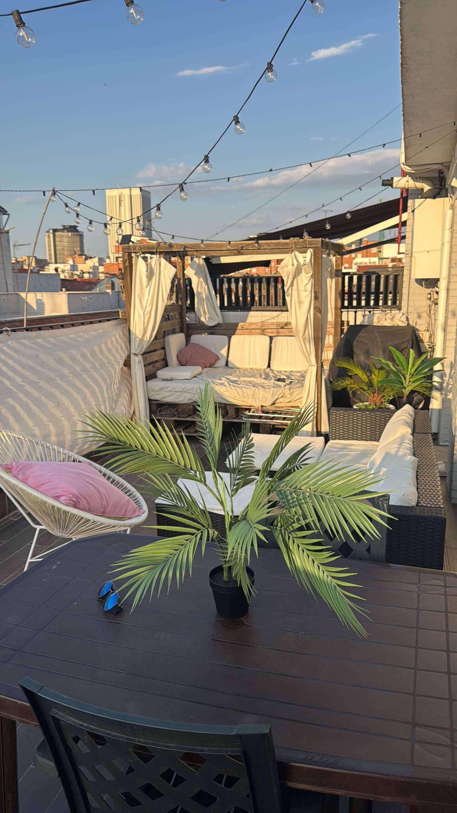 Terrassa de Apartament per a compartir en  Madrid Capital amb Aire condicionat, Calefacció i Terrassa