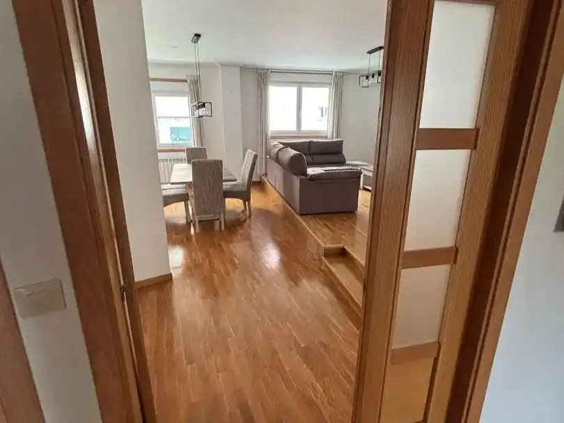 Living room of Flat for rent in Arteixo  with Private garden, Parquet flooring and Storage room