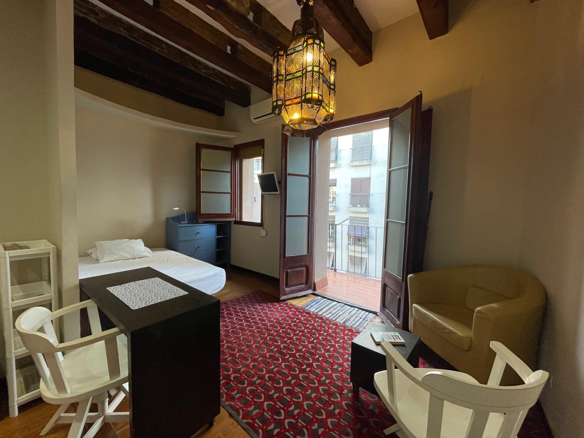 Bedroom of Loft to rent in  Barcelona Capital  with Air Conditioner, Heating and Balcony