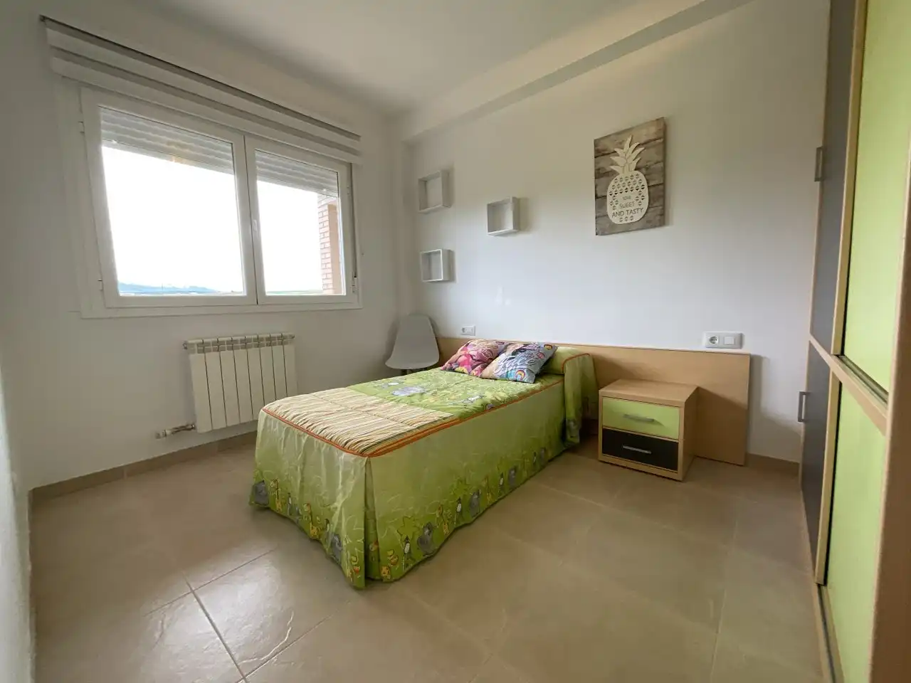 Schlafzimmer von Wohnung zum Verkauf in Alesanco mit Heizung, Möbliert und Balkon