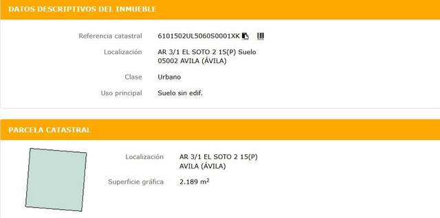 Terreno residencial en Venta en Hoyo De Pinares en Sónsoles