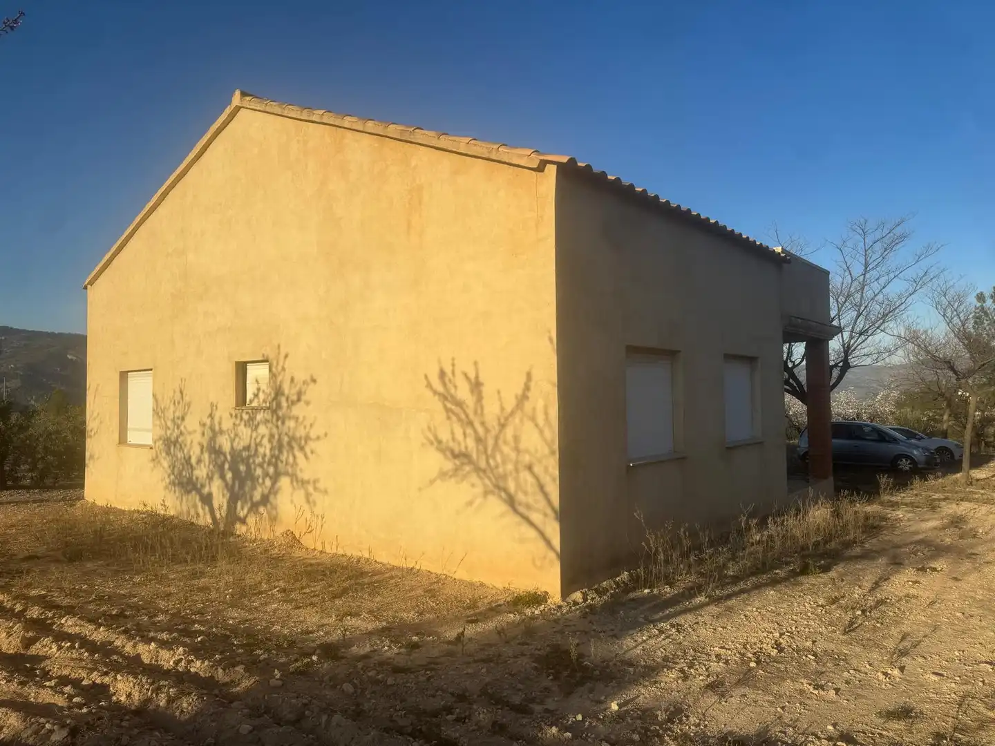 Vista exterior de Casa o xalet en venda en Castalla amb Terrassa