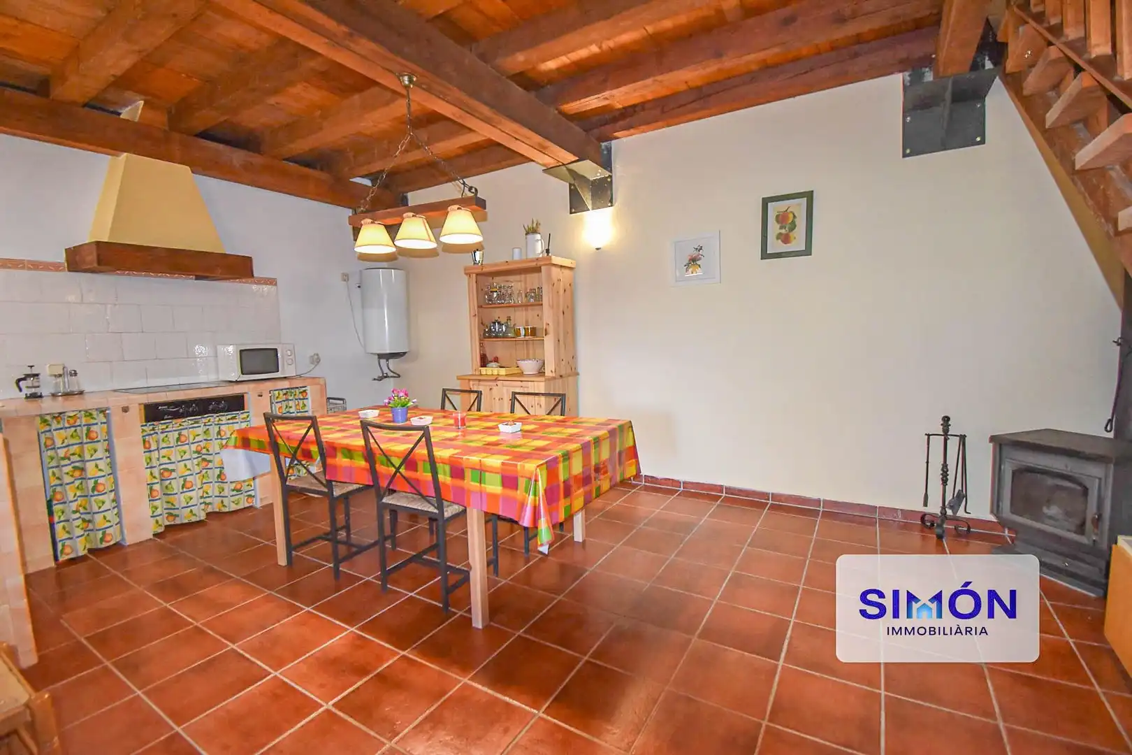 Cuina de Finca rústica en venda en Sant Pere Sallavinera amb Aire condicionat, Calefacció i Terrassa
