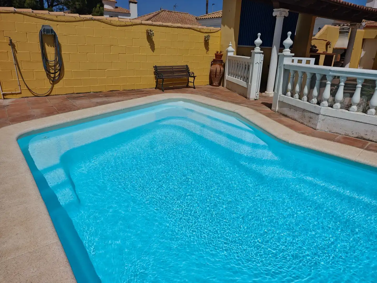 Swimming pool of Houses for sale in Chiclana de la Frontera  with Heating, Private garden and Storage room