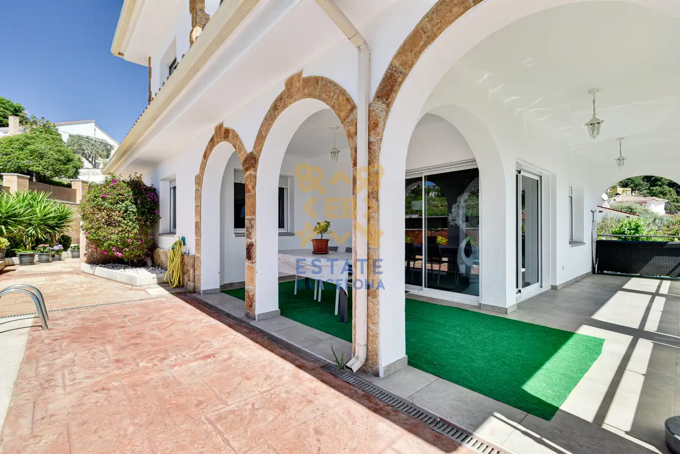 Vista exterior de Casa o chalet en venta en Lloret de Mar con Aire acondicionado, Jardín privado y Terraza