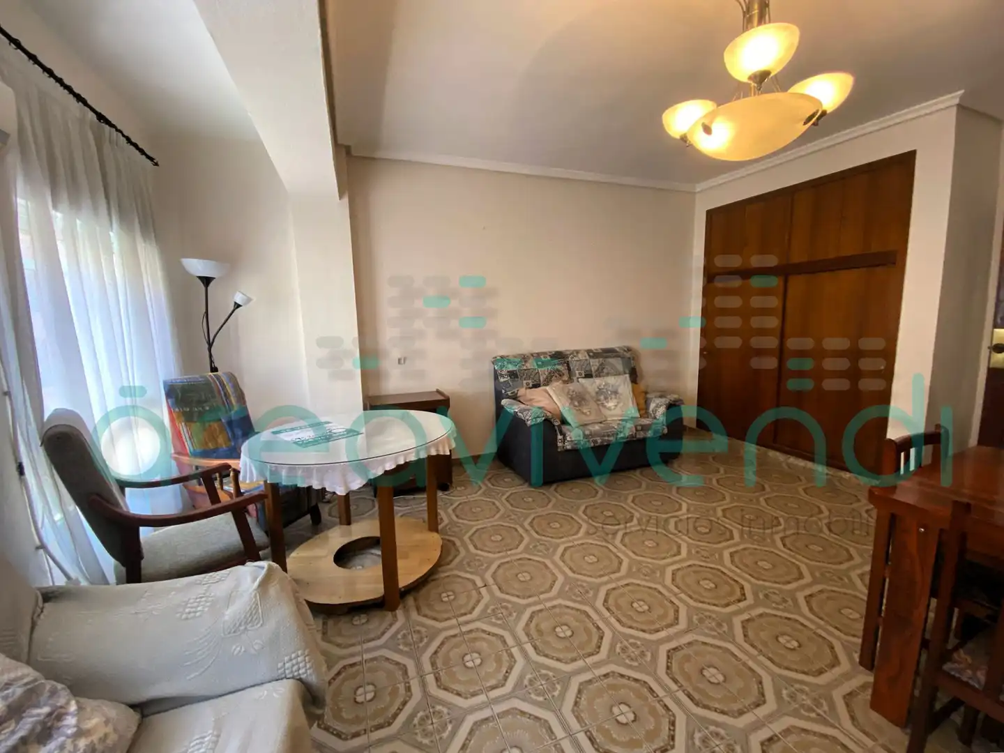 Sala de estar de Piso en venta en Castellón de la Plana / Castelló de la Plana con Aire acondicionado y Amueblado