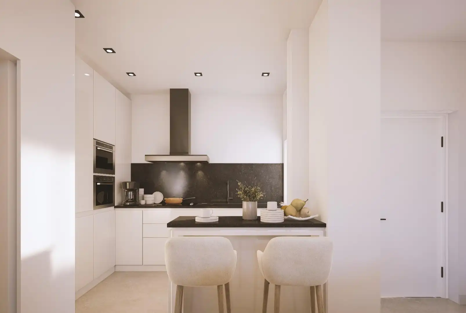 Cuina de Dúplex en venda en Mijas amb Aire condicionat, Jardí privat i Terrassa