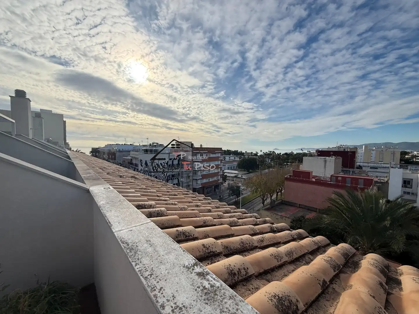 Außenansicht von Dachboden zum Verkauf in Benicarló mit Klimaanlage, Terrasse und Balkon