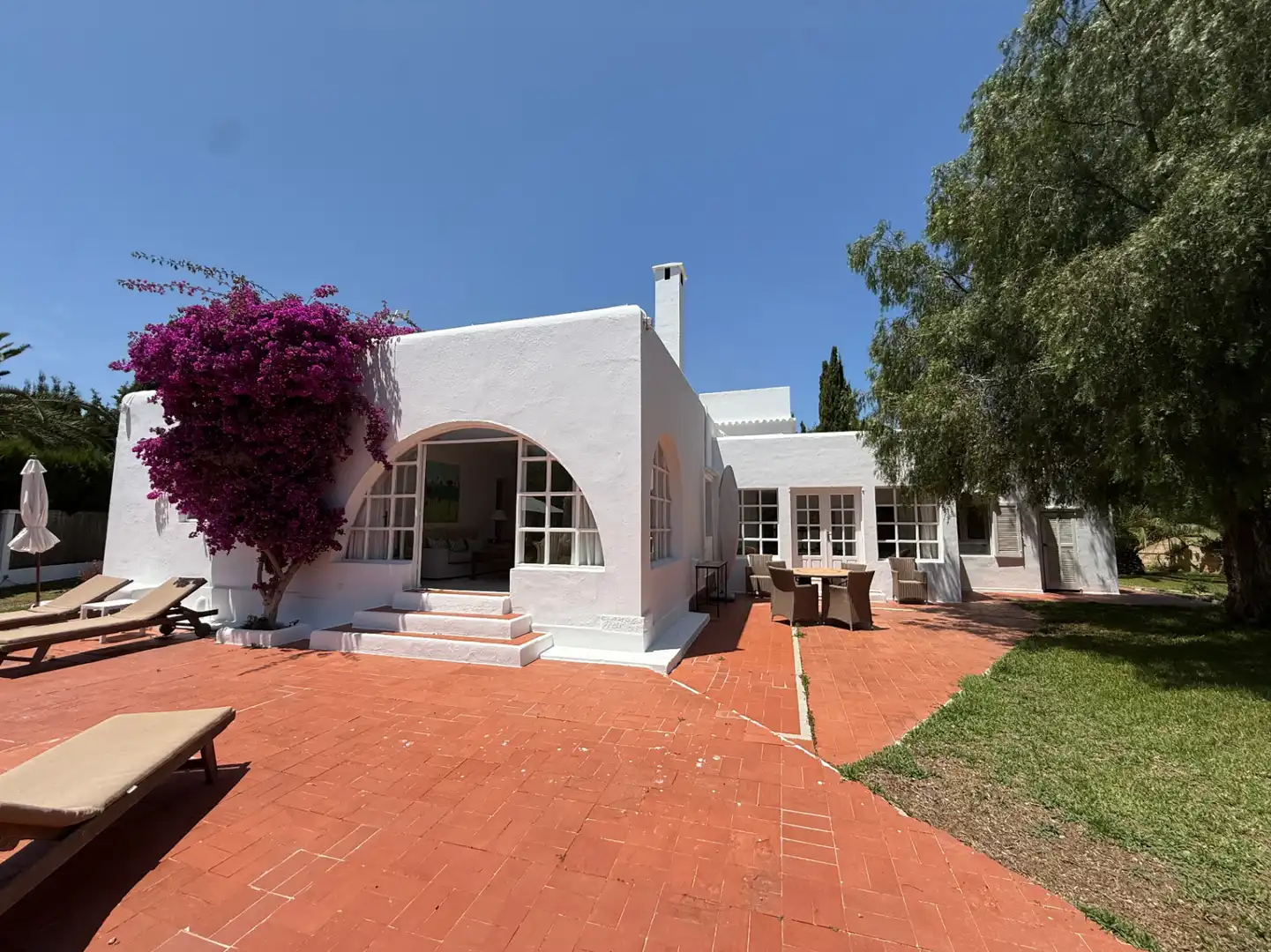 Exterior view of Houses for sale in Santa Eulària des Riu  with Air Conditioner, Heating and Terrace