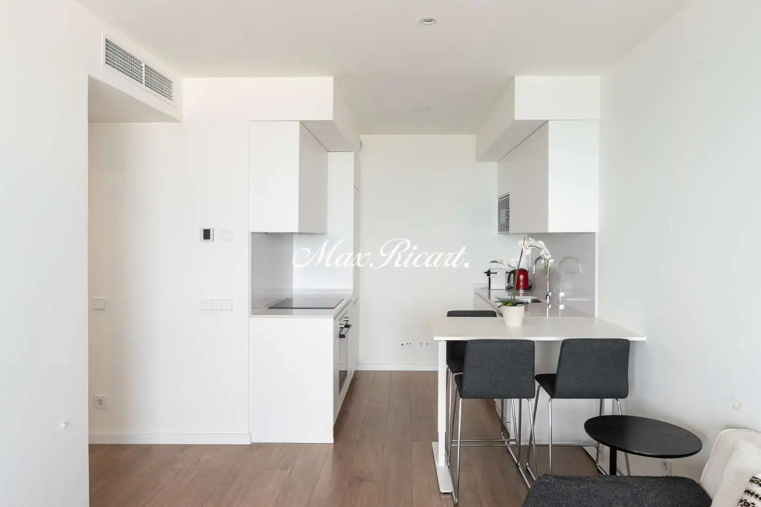 Cocina de Ático de alquiler en Barcelona con Aire acondicionado, Calefacción y Terraza