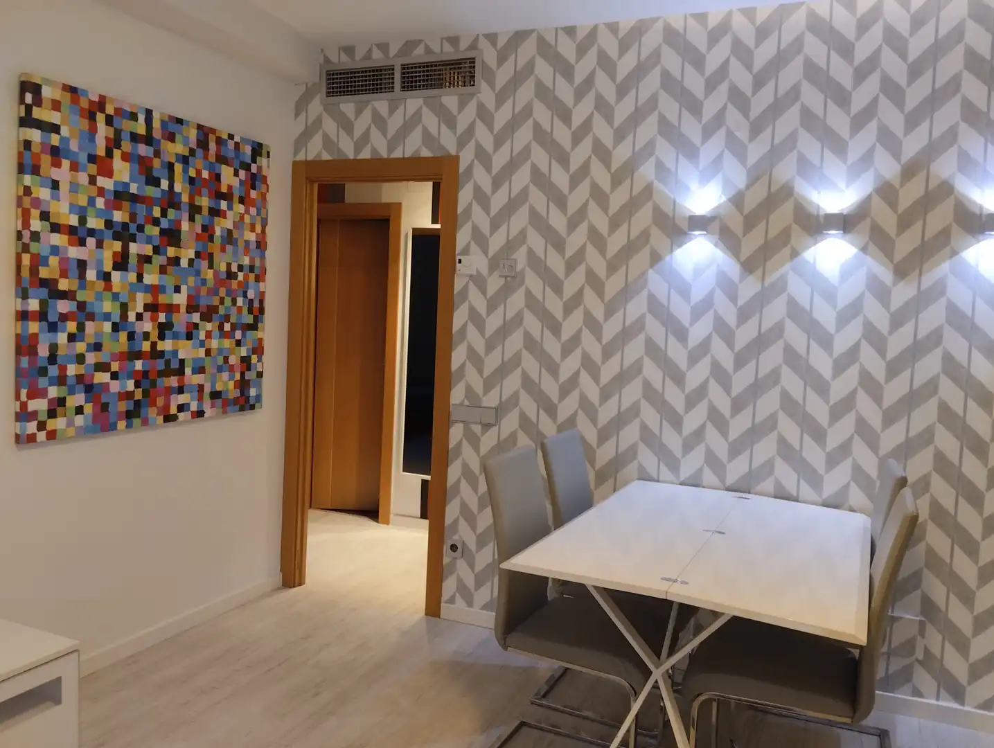 Esszimmer von Wohnung zur Miete in Zaragoza mit Klimaanlage, Heizung und Möbliert