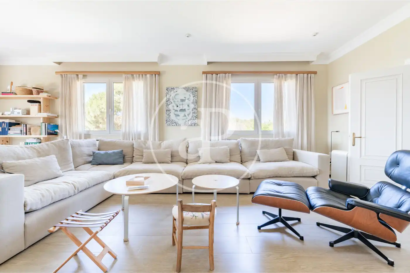 Sala de estar de Casa o chalet de alquiler en Pozuelo de Alarcón con Aire acondicionado, Calefacción y Jardín privado
