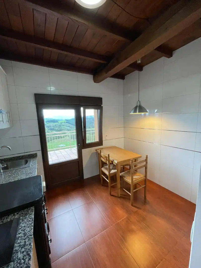 Comedor de Finca rústica de alquiler en Tineo con Calefacción, Jardín privado y Parquet