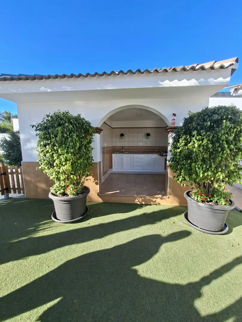 Terraza de Casa o chalet de alquiler en Alhaurín El Grande con Aire acondicionado, Jardín privado y Terraza