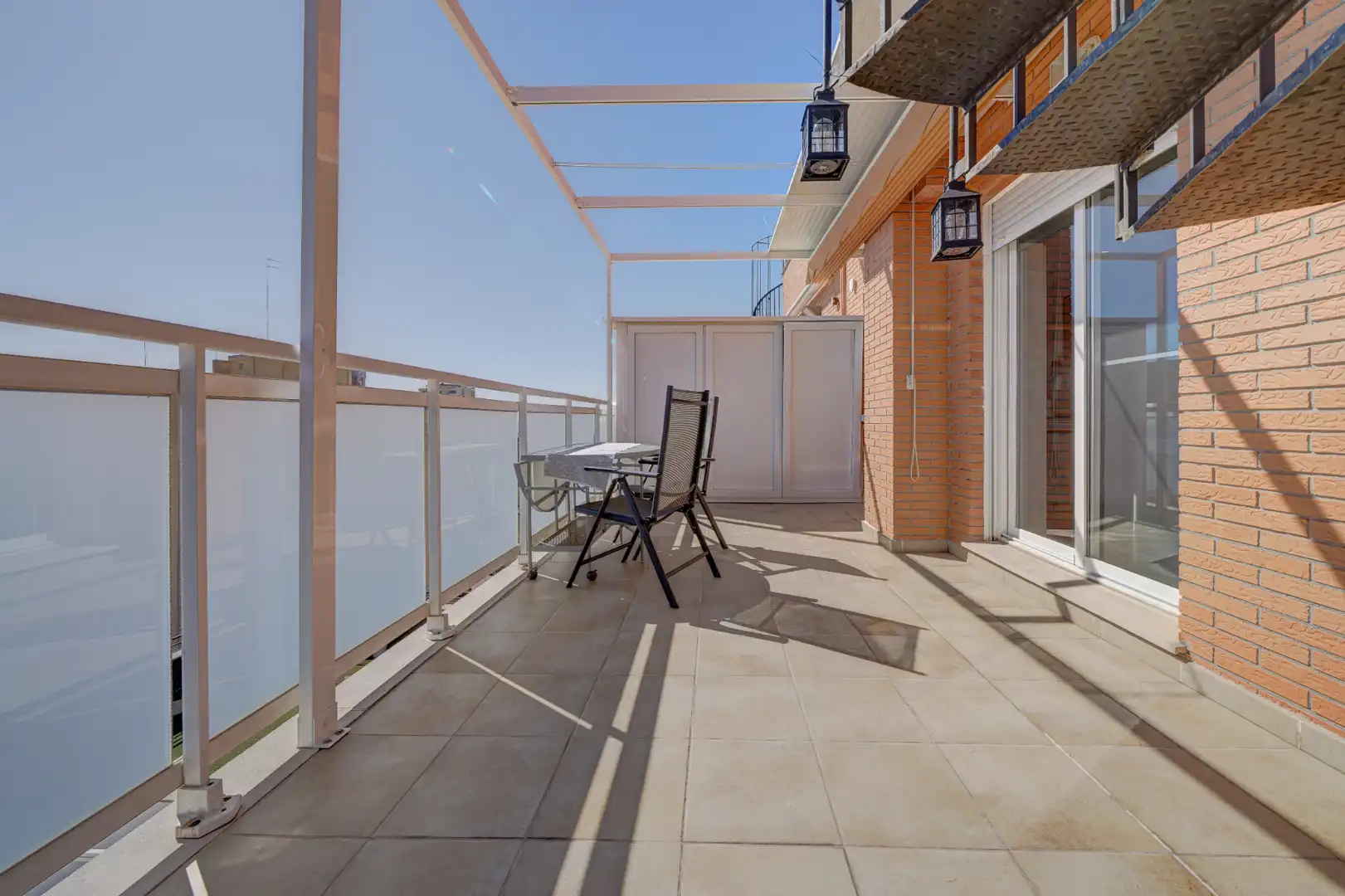 Terrasse von Dachboden zum Verkauf in La Pobla de Farnals mit Klimaanlage, Heizung und Terrasse
