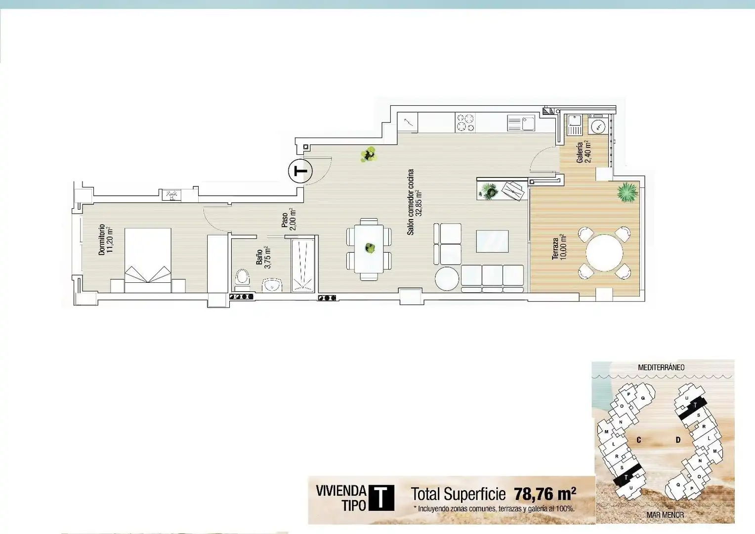 Apartament amb piscina en venda a Tomás Maestre, imagen 16