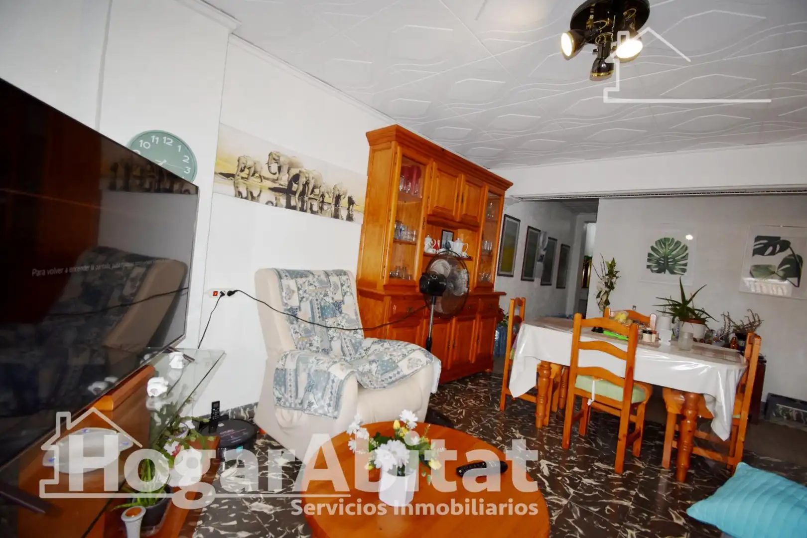 Sala de estar de Piso en venta en Almoines con Aire acondicionado