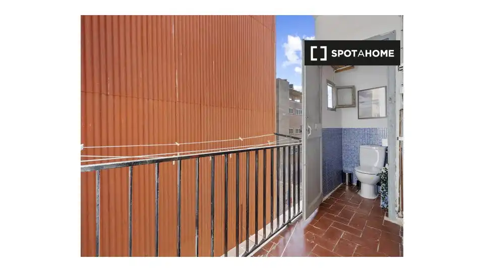 Terrassa de Pis de lloguer en Barcelona amb Aire condicionat, Calefacció i Moblat